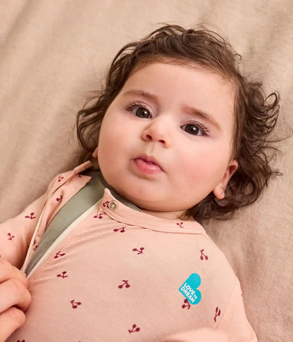 Romper Snug Fit Viscose from Bamboo Blush Cherries