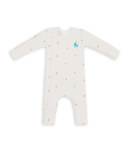 Romper Snug Fit Viscose from Bamboo Cream Lemons
