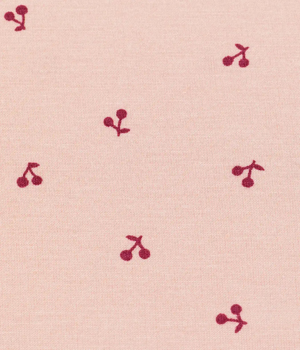 Romper Snug Fit Viscose from Bamboo Blush Cherries