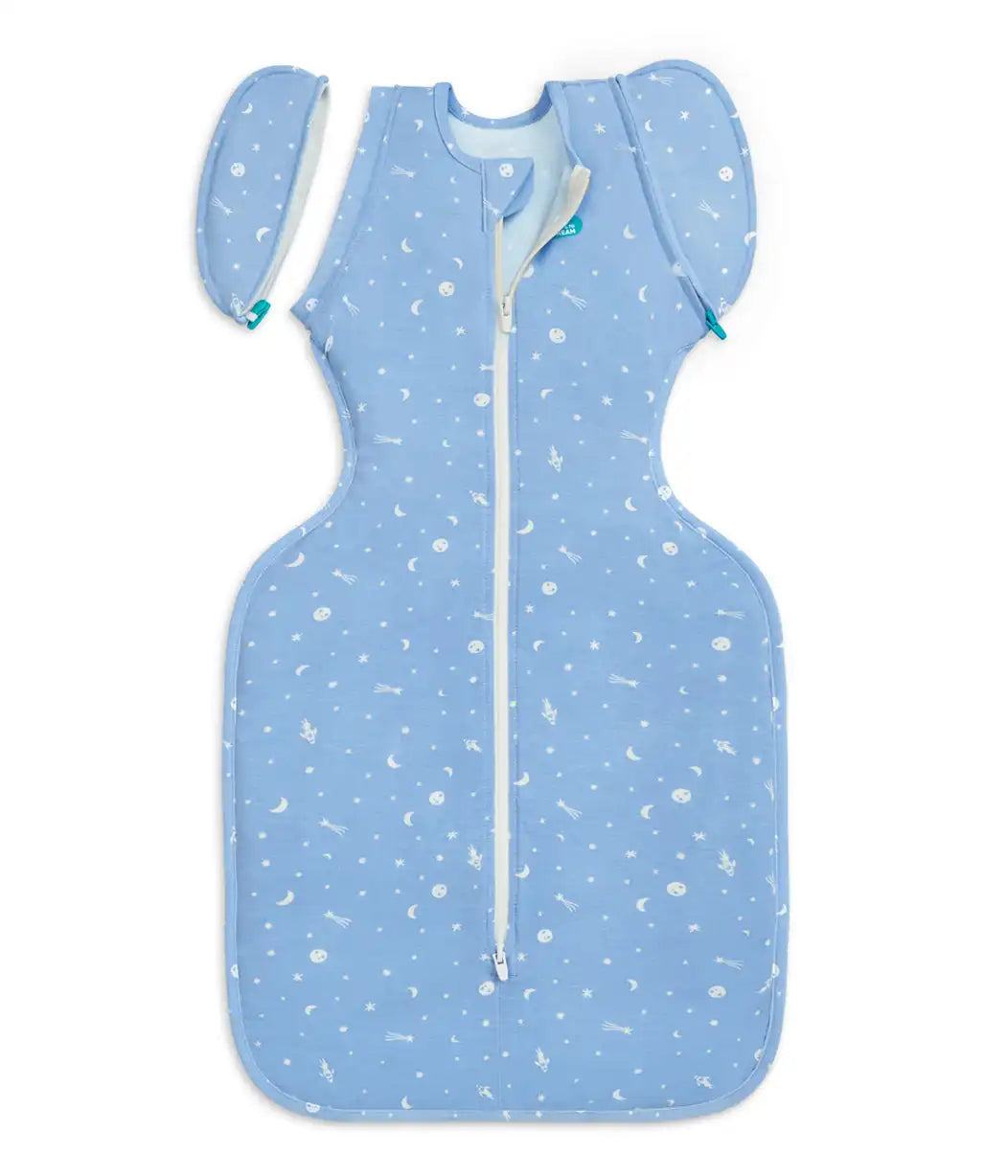 Swaddle Up™ 2-in-1 Transition Bag 1.0 TOG Viscose from Bamboo Light Blue Time and Space