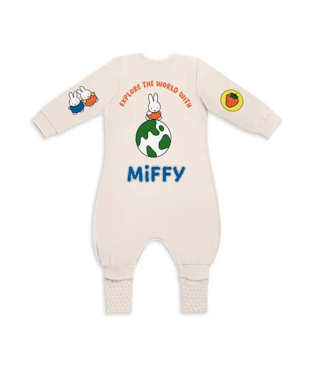 Sleep Suit Long Sleeve 1.0 TOG Cotton Birch Miffy Placement