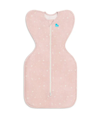 Swaddle Up™ 1.0 TOG Viscose from Bamboo Marle Pink Time and Space