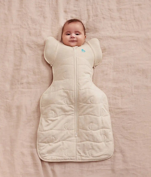 Swaddle Up™ 2-in-1 Transition Bag 3.5 TOG Cotton Oatmeal Moon Quilting