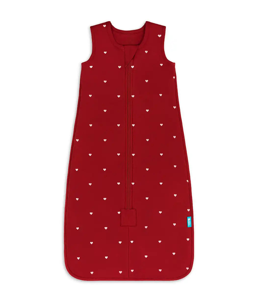Sleep Bag Bundle | 1.5 TOG | Maroon Hearts | Buff Twinkle