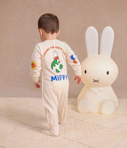 Sleep Suit Long Sleeve 1.0 TOG Cotton Birch Miffy Placement