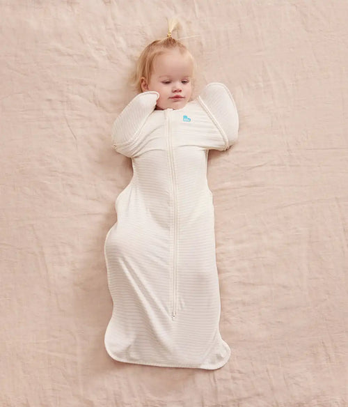 Swaddle Up™ 2-in-1 Transition Bag 0.2 TOG Cotton Tan Breton Stripe