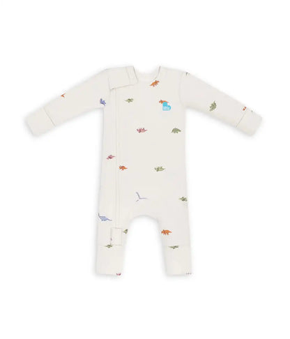 Swaddle Up & Romper Bundle | 1.0 TOG | Bamboo | Navy | Cream Dino Snore