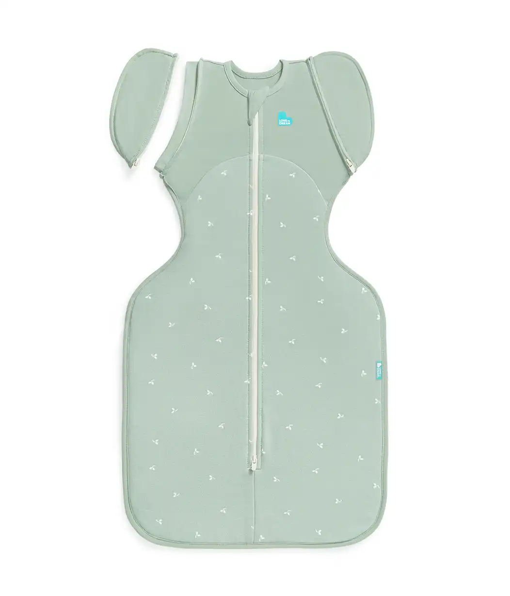 Swaddle Up™ 2-in-1 Transition Bag 1.5 TOG Cotton Olive Twigs