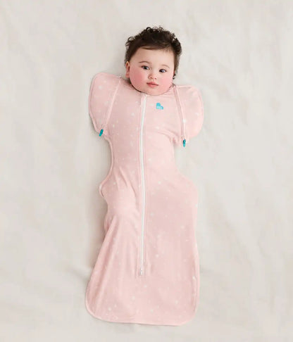 Swaddle Up™ 2-in-1 Transition Bag 1.0 TOG Viscose from Bamboo Pink Time and Space