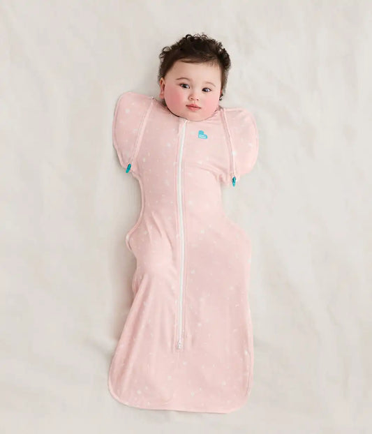 Swaddle Up™ 2-in-1 Transition Bag 1.0 TOG Viscose from Bamboo Pink Time and Space