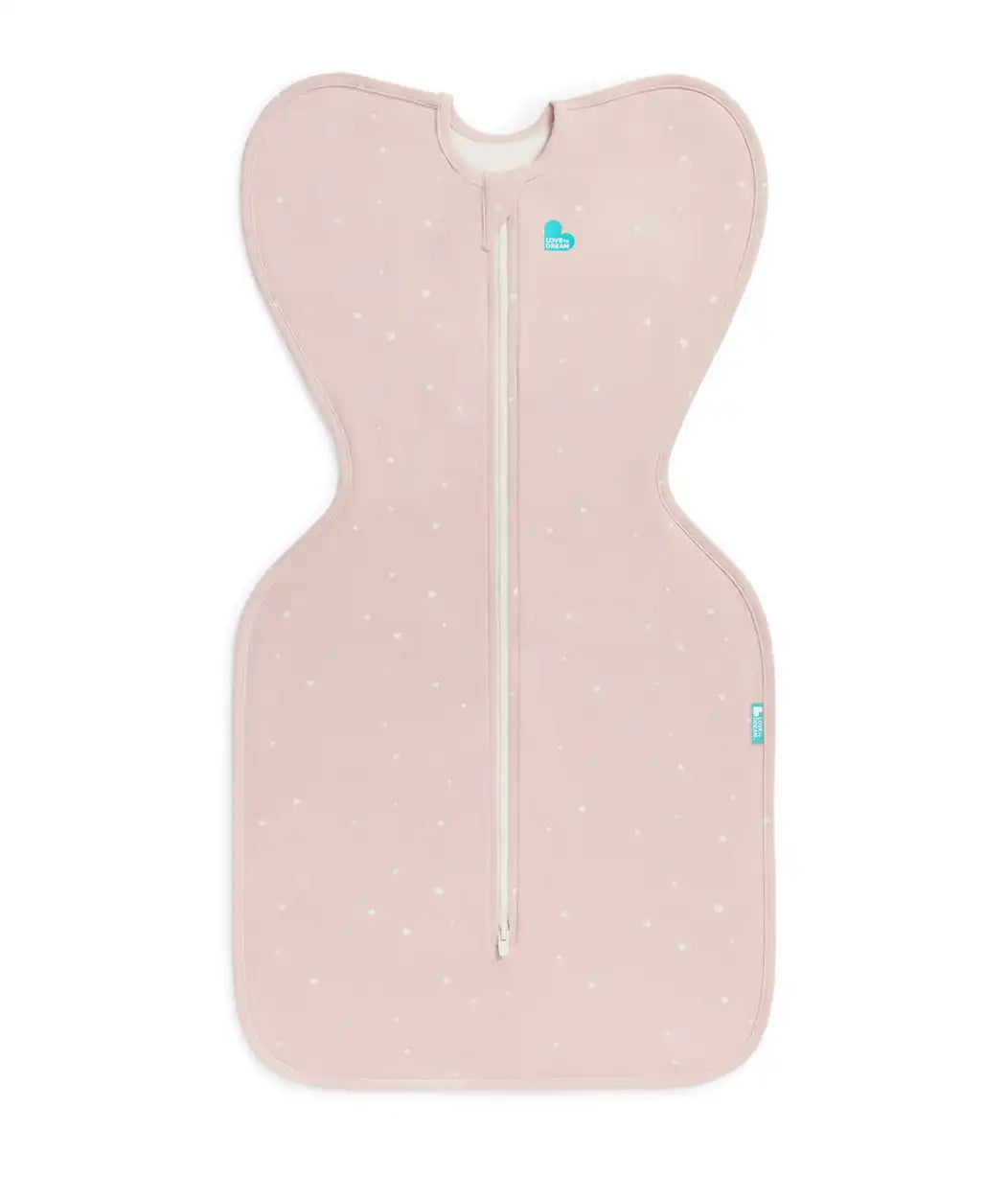 Swaddle Up™ 1.0 TOG Cotton Powder Pink Twinkle