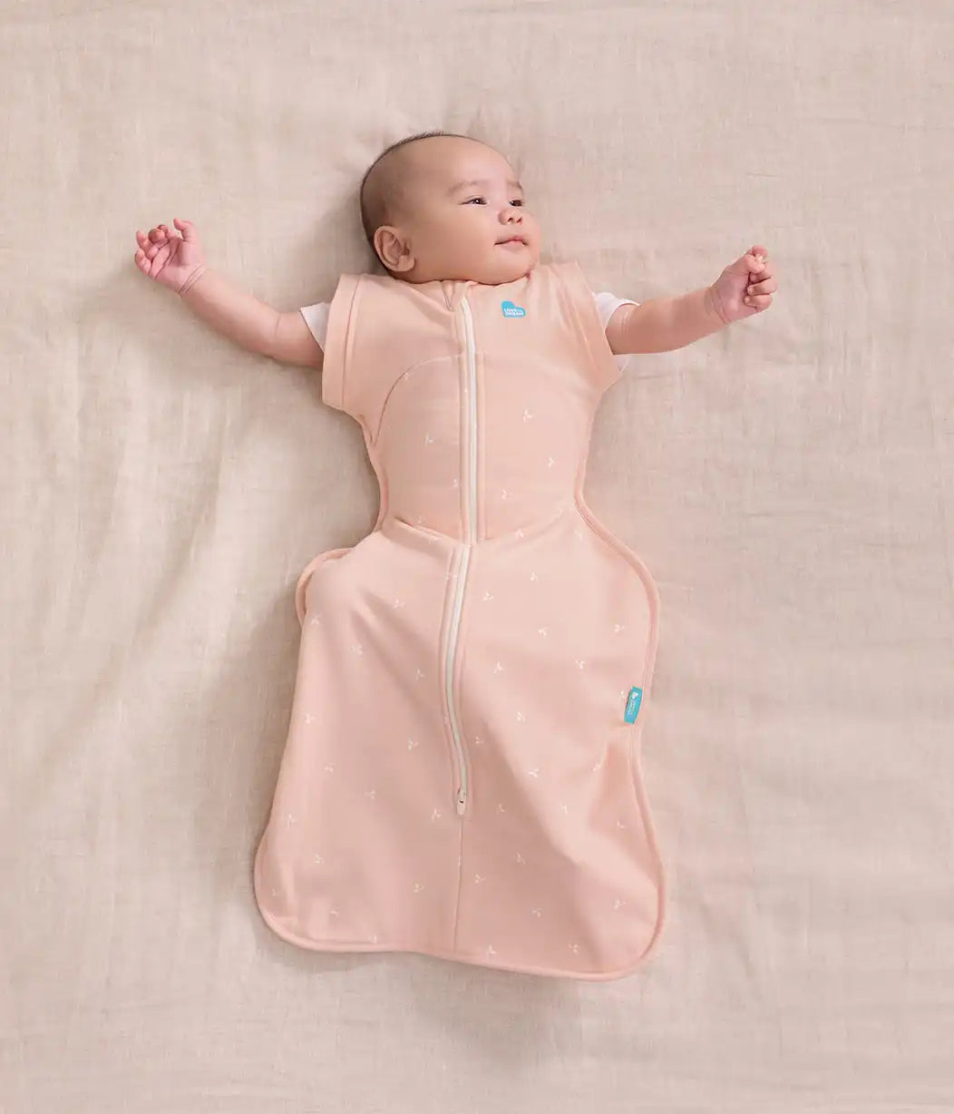 Swaddle Up™ 2-in-1 Transition Bag 1.5 TOG Cotton Fleece Blush Twigs