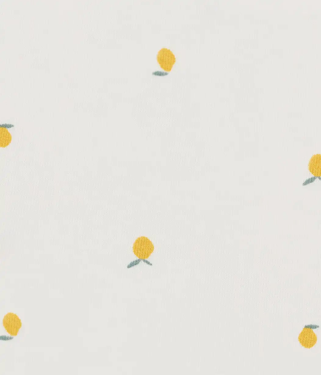 Romper Snug Fit Viscose from Bamboo Cream Lemons