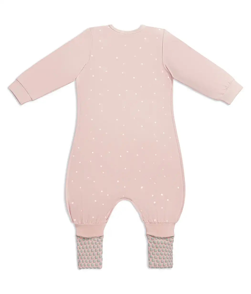 Sleep Suit Long Sleeve 1.0 TOG Cotton Powder Pink Twinkle