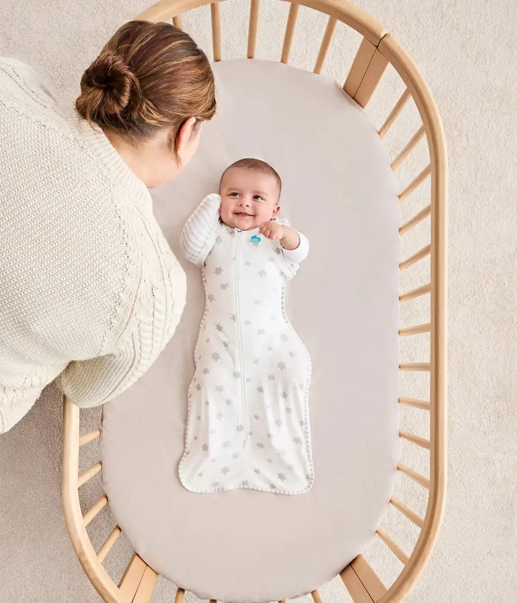 Swaddle Up™ 2-in-1 Transition Bag 0.2 TOG Viscose from Bamboo White Superstar