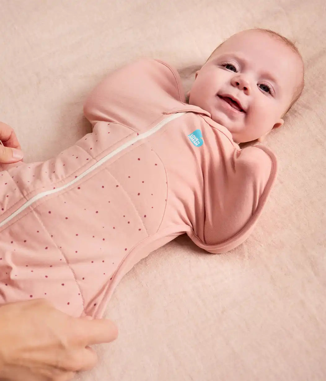 Swaddle Up™ 2.5 TOG Cotton Rose Pebbles