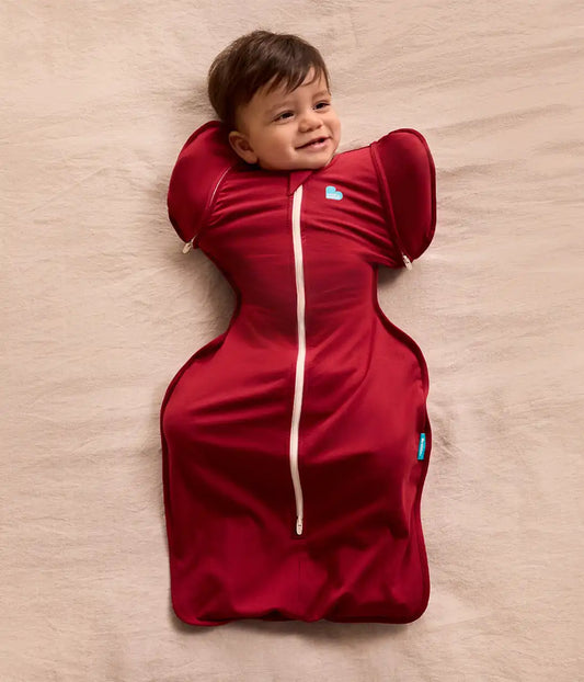 Swaddle Up™ 2-in-1 Transition Bag 1.0 TOG Cotton Maroon