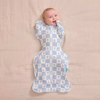 Swaddle Up™ 2-in-1 Transition Bag 1.0 TOG Cotton Blue Miffy Checker