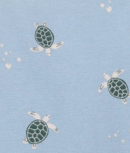 Swaddle Up™ 1.0 TOG Cotton Mist Blue Turtally