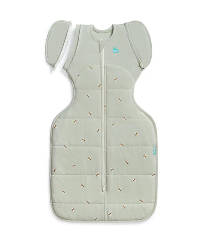 Swaddle Up™ 2-in-1 Transition Bag 2.5 TOG Cotton Olive Bees